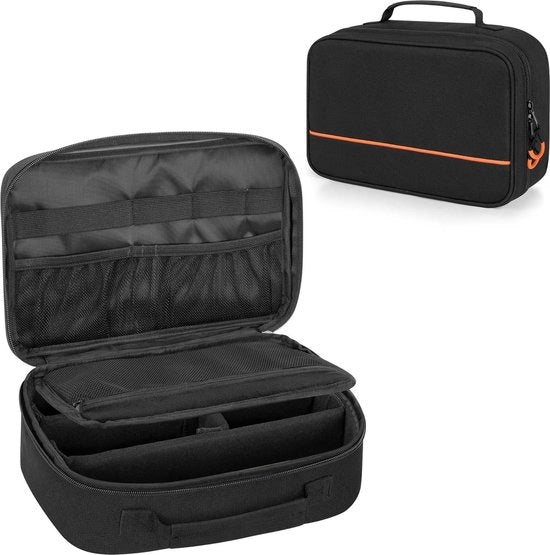 Portaoggetti per microfono wireless - 3 tasche - sistema di microfono - karaoke - canto - 11 pollici - portatile