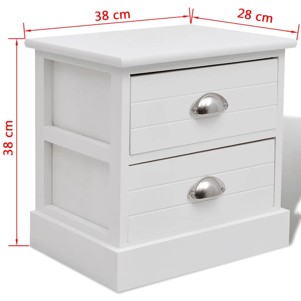 Comodino In Stile Francese Bianco cod mxl 30134