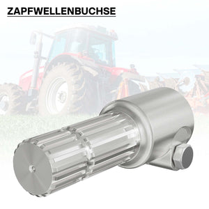 Boccola albero cardanico 175mm Attacco albero scanalato 8-32x38x6 per albero uscita 1 3/4" 20 denti