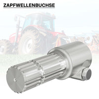 Boccola albero cardanico 175mm Attacco albero scanalato 8-32x38x6 per albero uscita 1 3/4" 20 denti