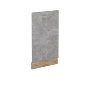 Pannello frontale della lavastoviglie R-Line Calcestruzzo/Rovere dorato 45 cm senza piano di lavoro Vicco