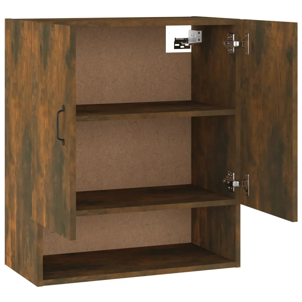 Armadietto a Muro Rovere Fumo 60x31x70 cm in Legno Multistrato 817588