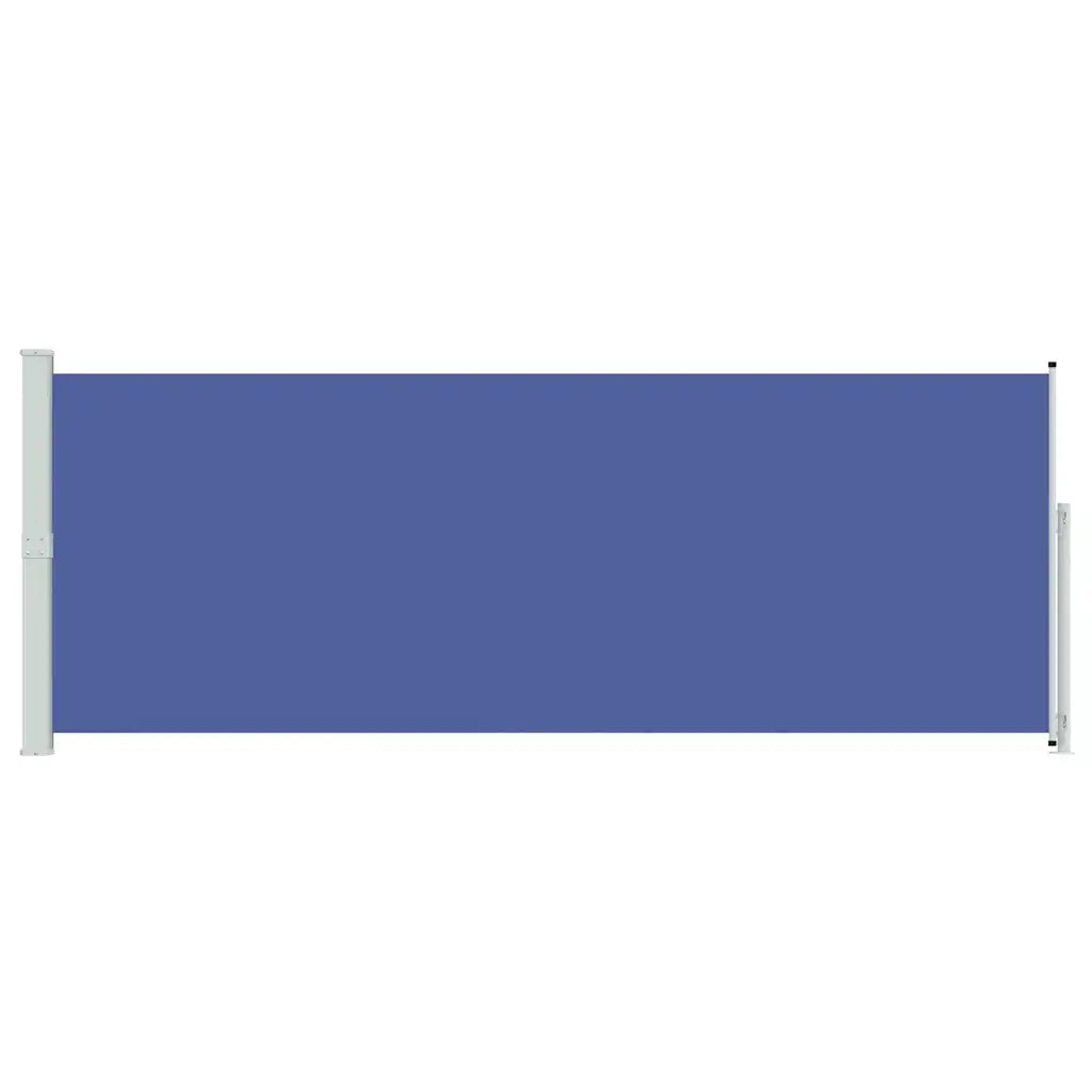 Tenda Laterale Retrattile per Patio 180x500 cm Blu 313409