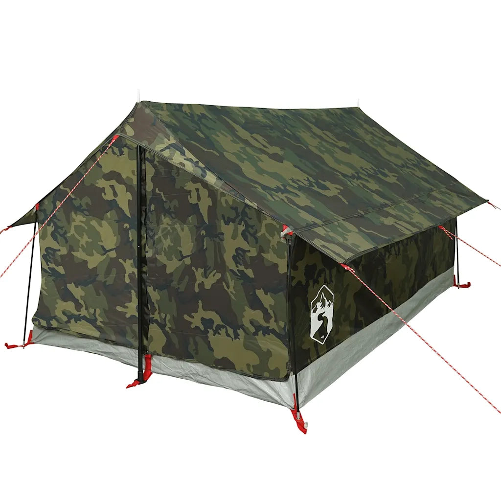 Tenda da Campeggio per 2 Persone-Tenda per Escursionismo Mimetica Impermeabile 398527
