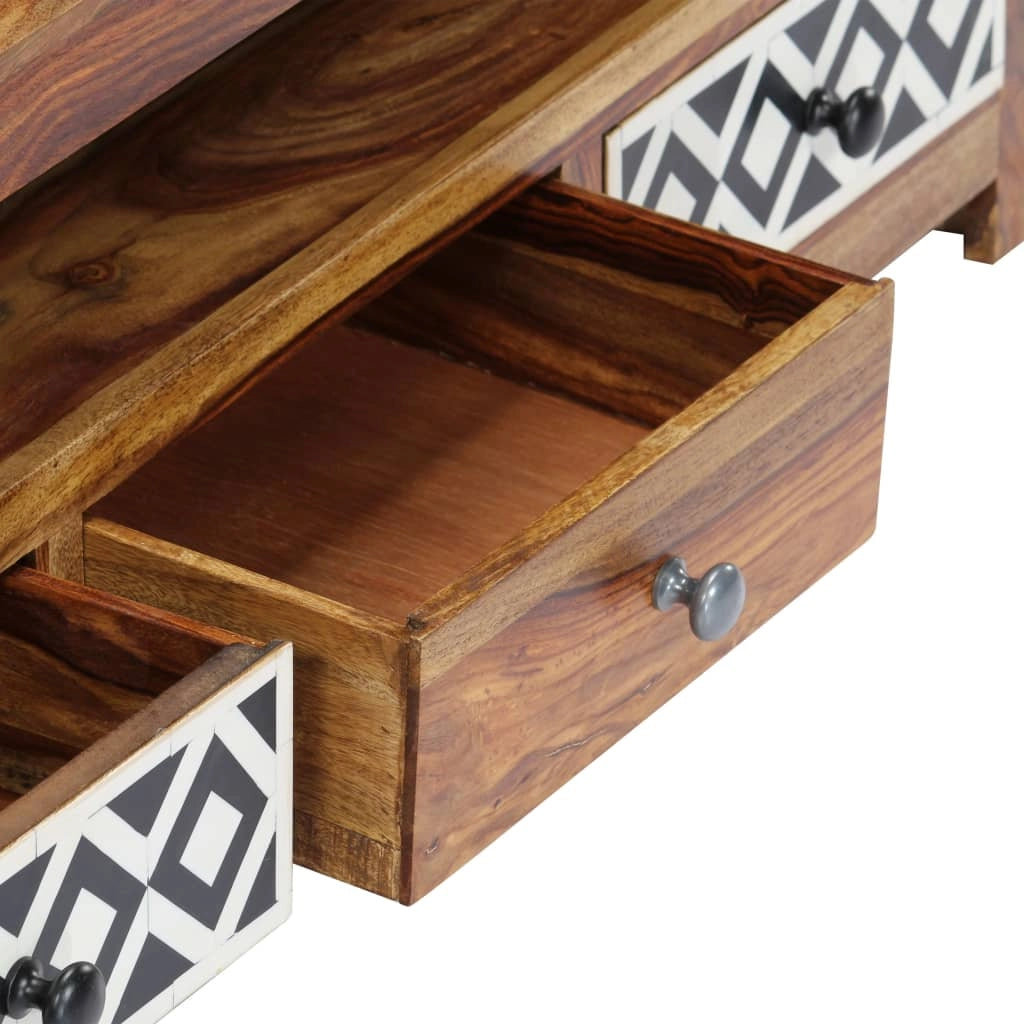 Mobile TV/credenza di design pratico 120 cm legno massello di sheesham 2502059