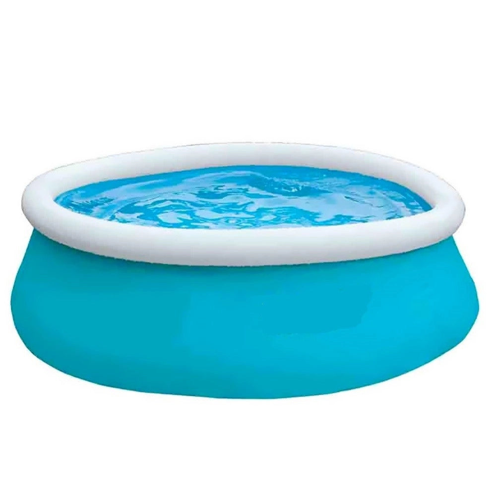 Trade Shop - Piscina Gonfiabile Rotonda Easy Set Pvc 183 X 51 Cm 880 Lt Giardino Terrazzo -