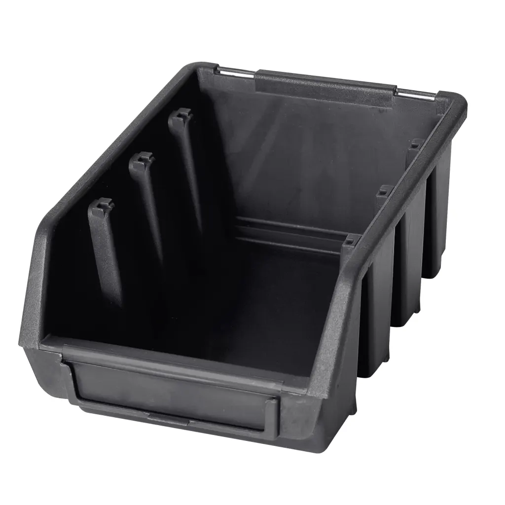 Kit Contenitori 96 pz con Pannelli a Parete Rosso e Nero