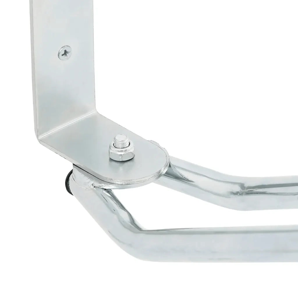 Supporto per Bici a Parete 2 pz in Acciaio Zincato