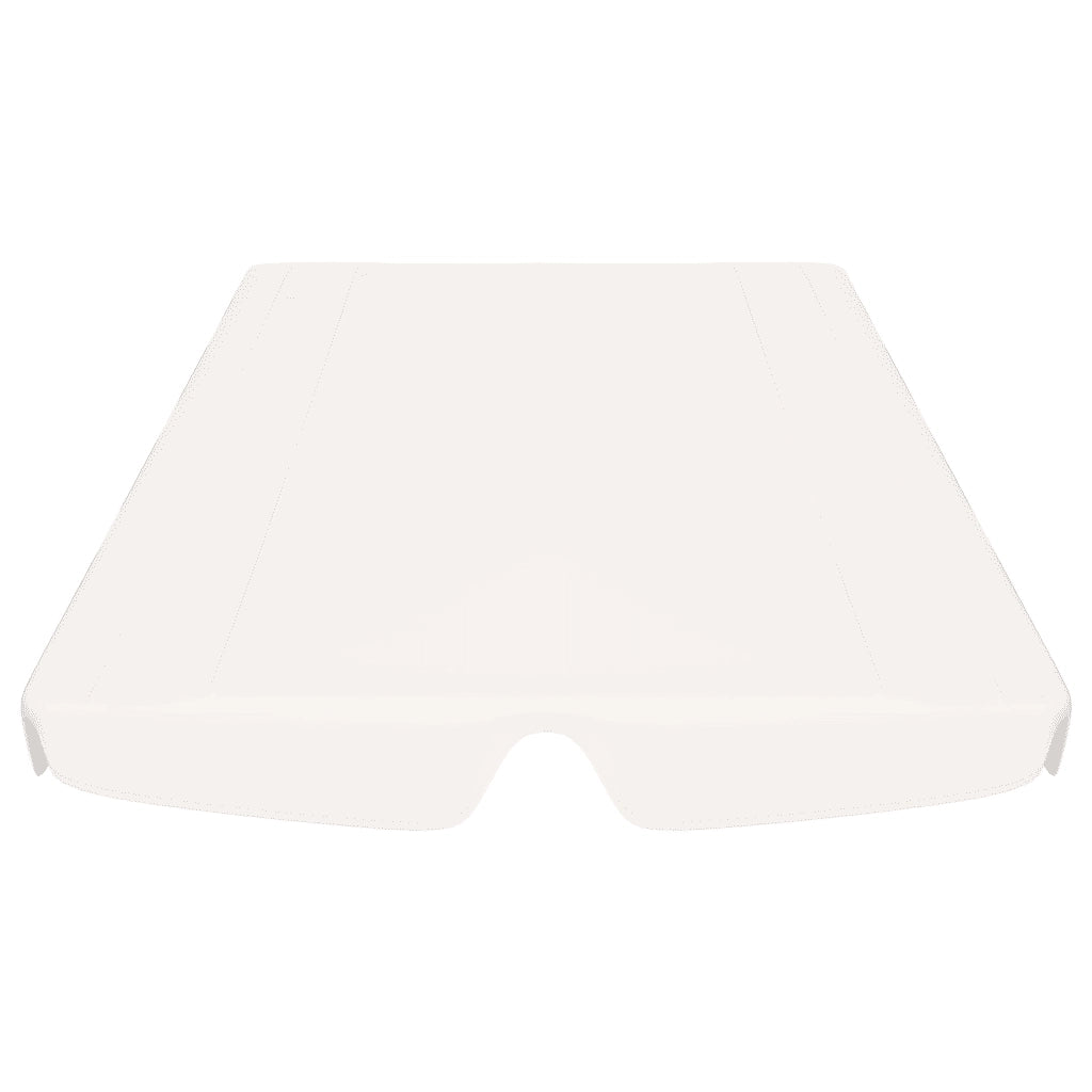 Baldacchino per Dondolo Giardino Bianco 188/168x110/145 cm cod mxl 78344