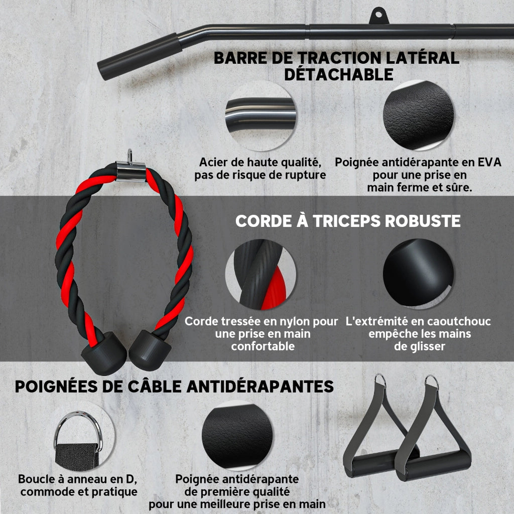 Carrucola Fitness Casa ¨C Xylo ¨C Allenamento Bicipiti Tricipiti Braccia