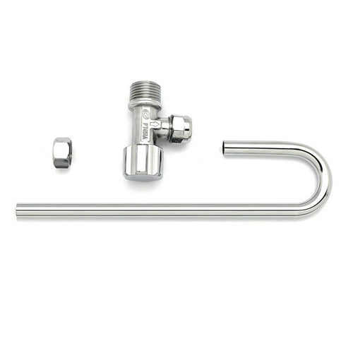 RUBINETTO WC MASCHIO 1/2 CON TUBO J- 1/2- DEBOR- pezzi 1