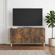 Mobile TV Rovere Fumo 99 x 34,5 x 50 cm Legno ingegnerizzato 894720