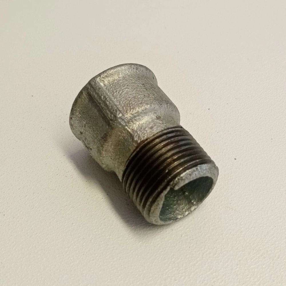 Raccordo mf 3/8 manicotto zincato di ghisa malleabile