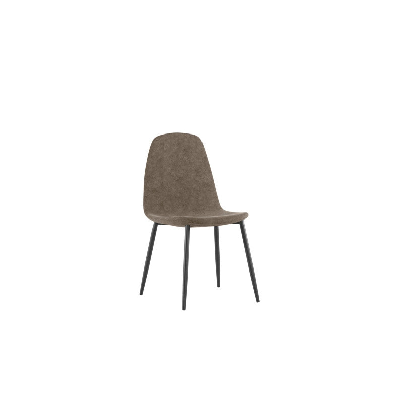Sedia in similpelle Brigitte 44cm X 50cm H 84cm Stones