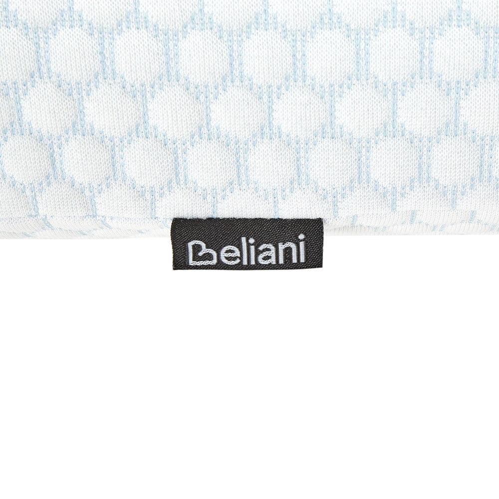 Cuscino in memory foam Cuscino ortopedico di media impresa in tessuto di aloe vera blu e bianco