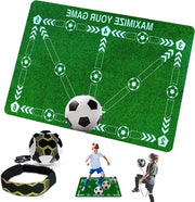 Mat di allenamento per piedi | Mat anti-slip per allenamento dei piedi | Mat per massaggi dei piedi per bambini e adulti | Adatto per uso interno ed esterno | Allenamento per dribbling | Accessorio sportivo | Dimensioni 60 x 90 cm.