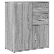 Buffet credenza cassettiera armadio mobile contenitore organizer cucina soggiorno Sonoma 60 x 31 x 70 cm legno ingegnerizzato grigio 02_0036387