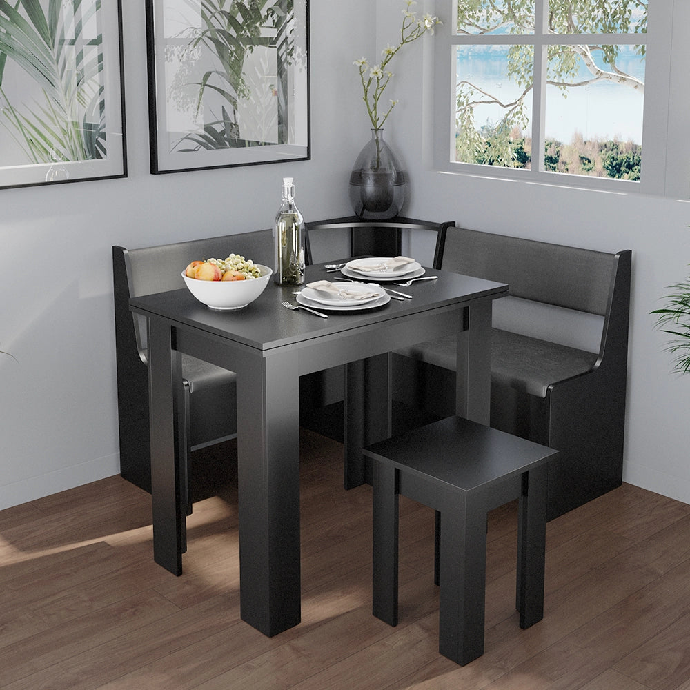 Vicco Panca ad angolo Nero 41.5 x 76.6 cm