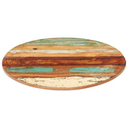 Piano Tavolo | Superficie Tavolo | Piano Scrivania Rotondo 50 cm 15-16 mm in Legno di Recupero
