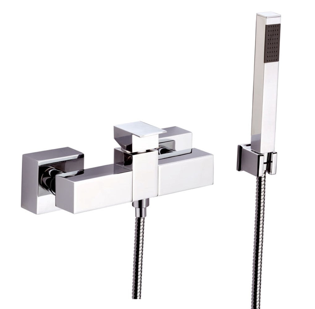 Rubinetto doccia esterno con doccia duplex - serie skyline