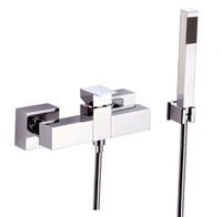 Rubinetto doccia esterno con doccia duplex - serie skyline