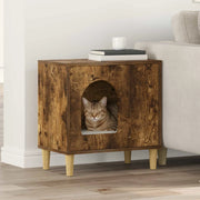 Casa per Gatti Rovere fumé 51 x 30 x 52 cm Legno ingegnerizzato 8000667