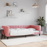 Letto da Giorno Rosa 100x200 cm in Vellutocod mxl 81905