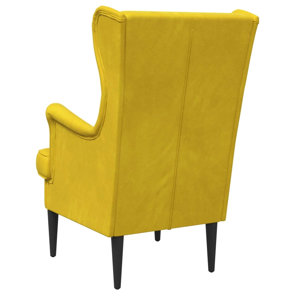 Poltrona Giallo Velluto