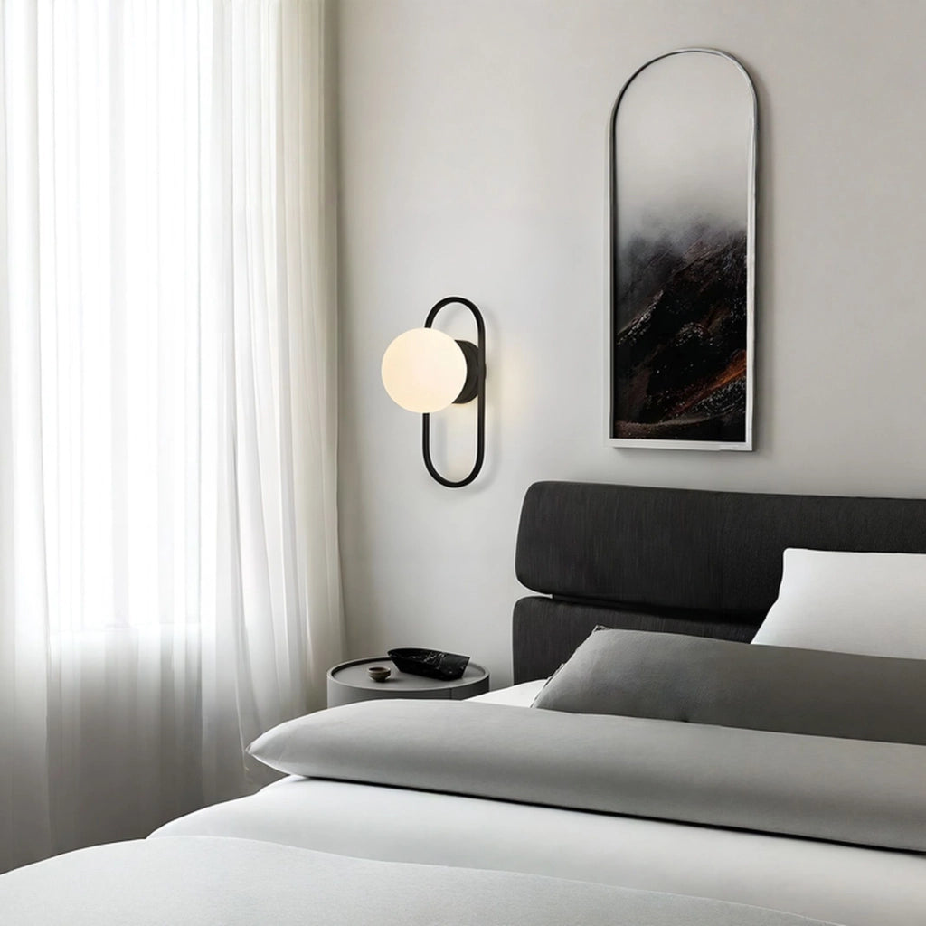 Lampada Da Parete APP1755-1W Black White