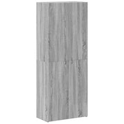 Schedario Grigio Sonoma 60x32x153 cm in Legno Multistrato CFW6893498