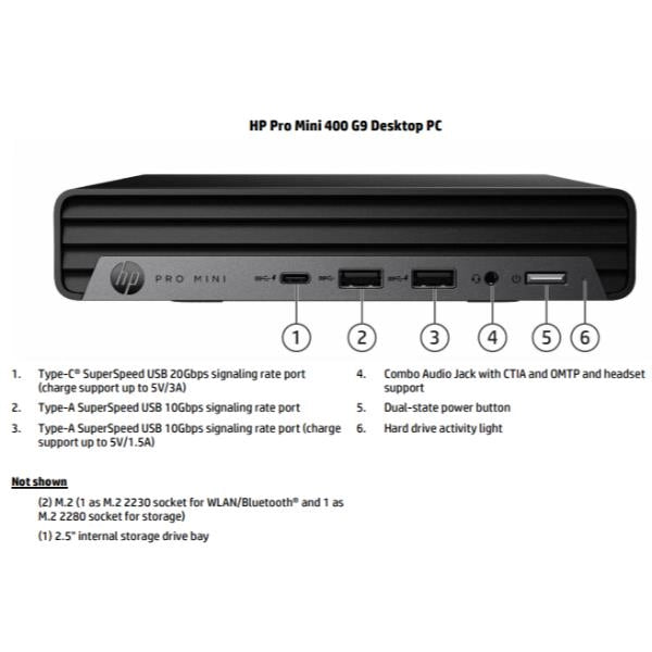 Pro mini 400 g9 i3 16 512 w11p - D5BD6AT#ABZ