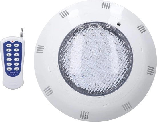 Luce per Piscine RGB a Colori Multipli IP68 Acqua Resistente con Comando Remoto - Alta Intensità Pompanti per Piscine - 36W AC12V.