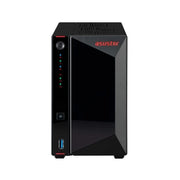 Asustor nas tower 2 bay + 4xm.2 nvme , intel celeron n5105 quad-core, 4gb ram (max 16gb), 2x2.5 gbe, 3xusb 3.2 gen-2 .. as5402t