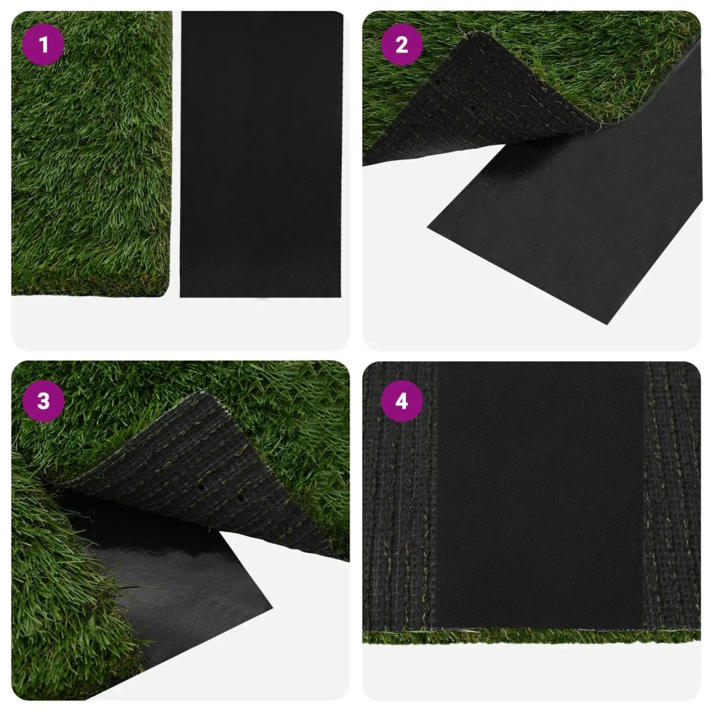 Nastro adesivo per erba sintetica Nero 15 cm x 10 m CFW2063702
