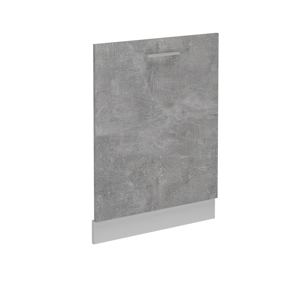 Pannello frontale R-Line Calcestruzzo/Bianco 60 cm senza piano di lavoro Vicco