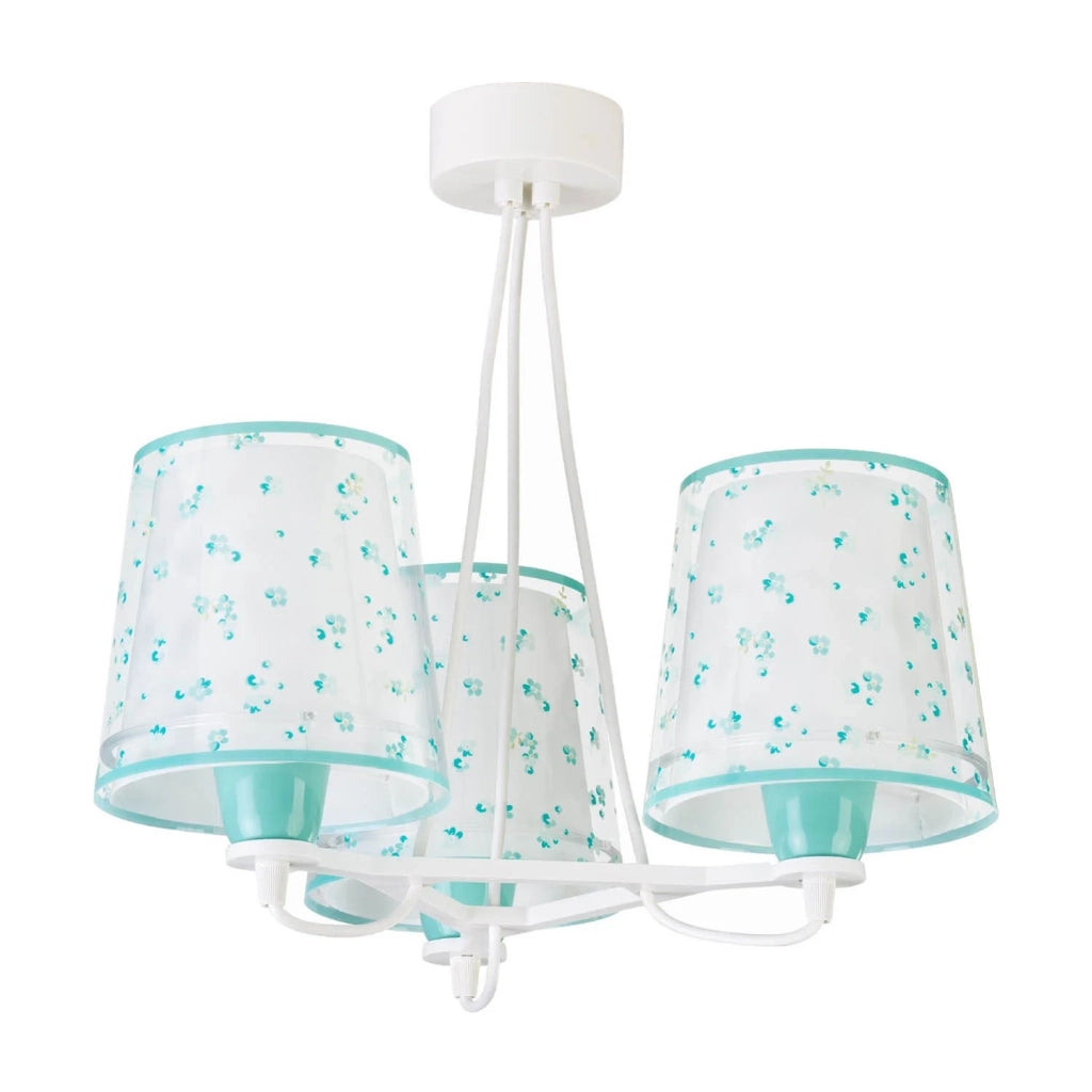 LÚZETE - LAMPADA PER BAMBINI 3 LUCI DREAM FLOWERS E27 VERDE