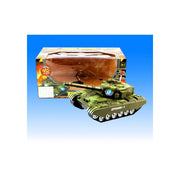 Trade Shop - Carro Armato Militare Con Luci E Suoni Realistici Prendi La Mira Punta E Spara -