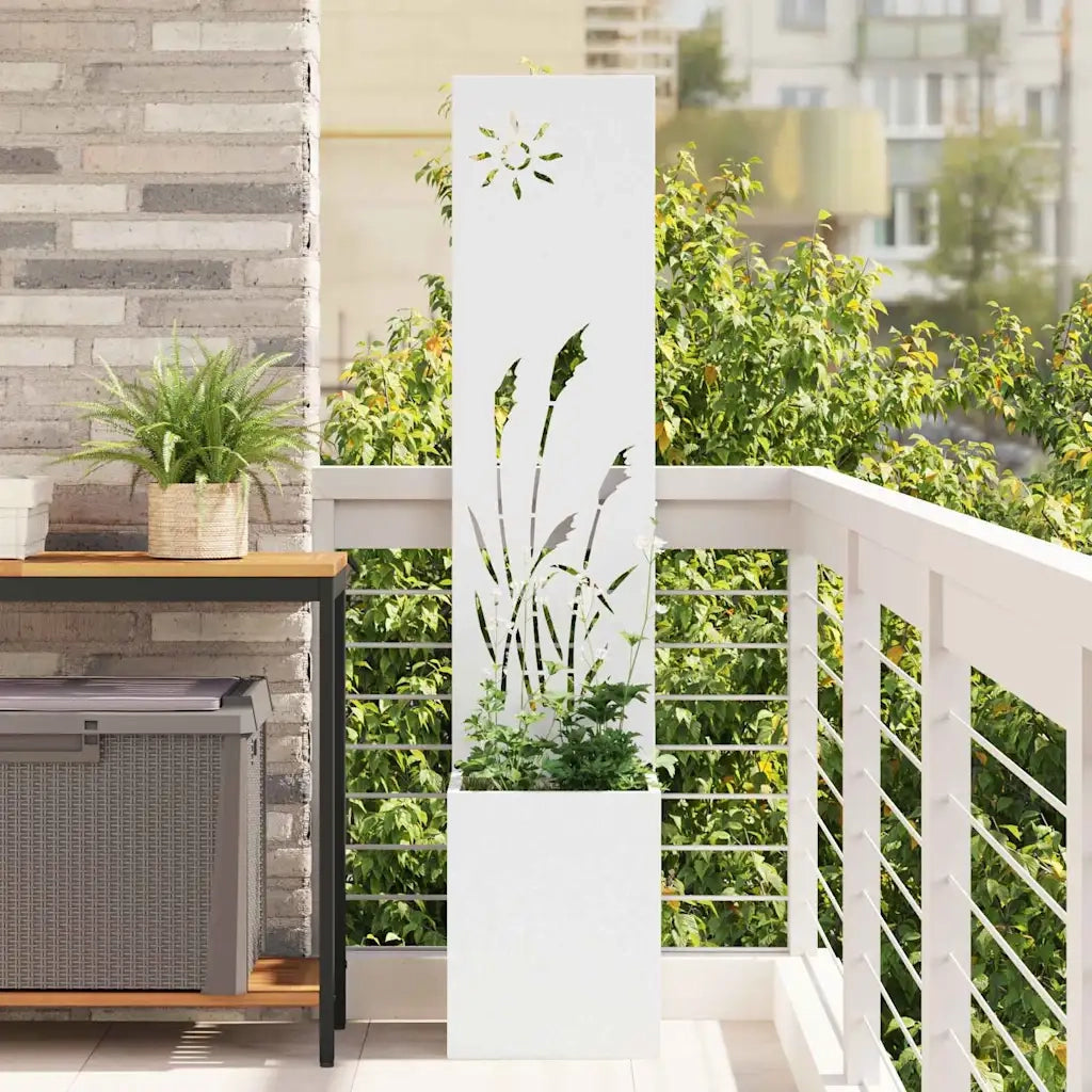 Schermo per privacy in giardino Traforo Bianco 32 x 150 cm CFW5942729