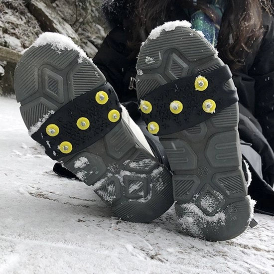 Passo Antighiaccio - Stivali Antiscivolo con Zampe in Gomma per Scarpe e Stivali - 2 pezzi