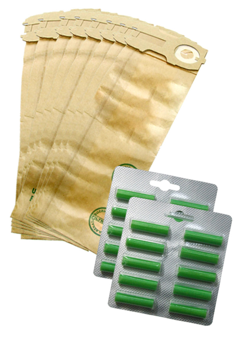 Kit Risparmio Folletto VK 120 con Ricambi Compatibili e Battitappeto Ricondizionato