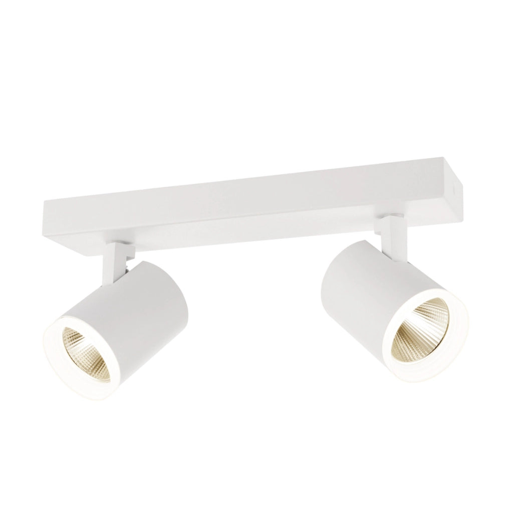 Faretto da soffitto doppio bianco orientabile LED 10W Italux