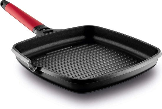 Padella in alluminio fuso da 27 cm adatta per forno - gas - ceramica - elettrico - induzione - rivestimento antiaderente