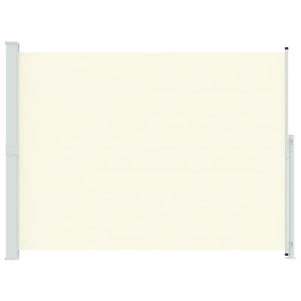 Tenda Laterale Retrattile per Patio 220x314 cm Crema 313424