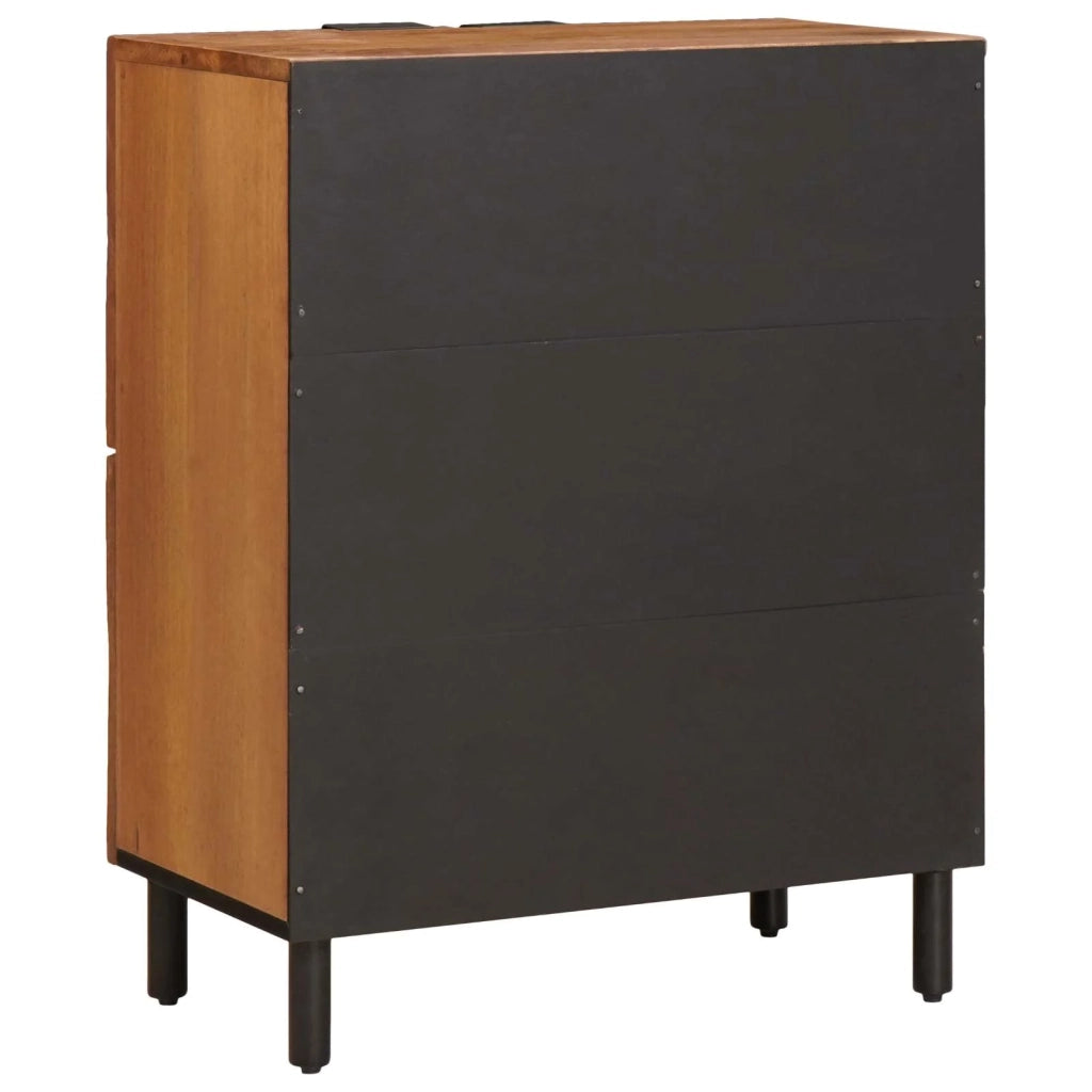 Credenza con porta Finitura Marrone Acacia 60 x 33 x 75 cm 4017926