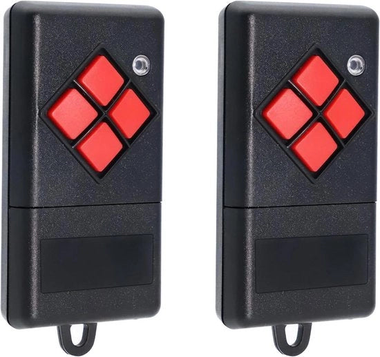 Distanza Infrarossa per Porta Garagem - 2 Pezzi - 40.685 MHz - Compatibile con MAHS40-01 e MAHS40-04 - 4 Tasti - Tasto Rosso