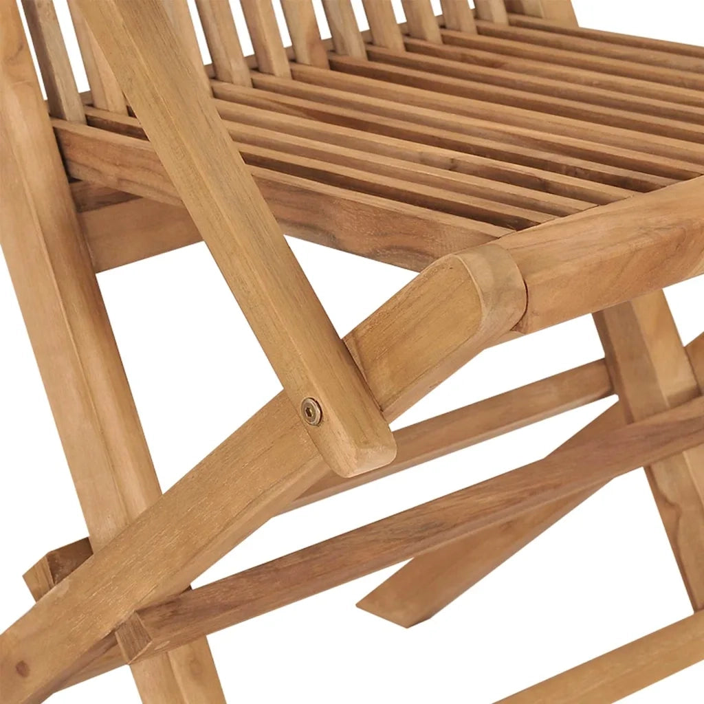 Set da Pranzo per Giardino 7 pcs Marrone Legno di teak solido 3155339