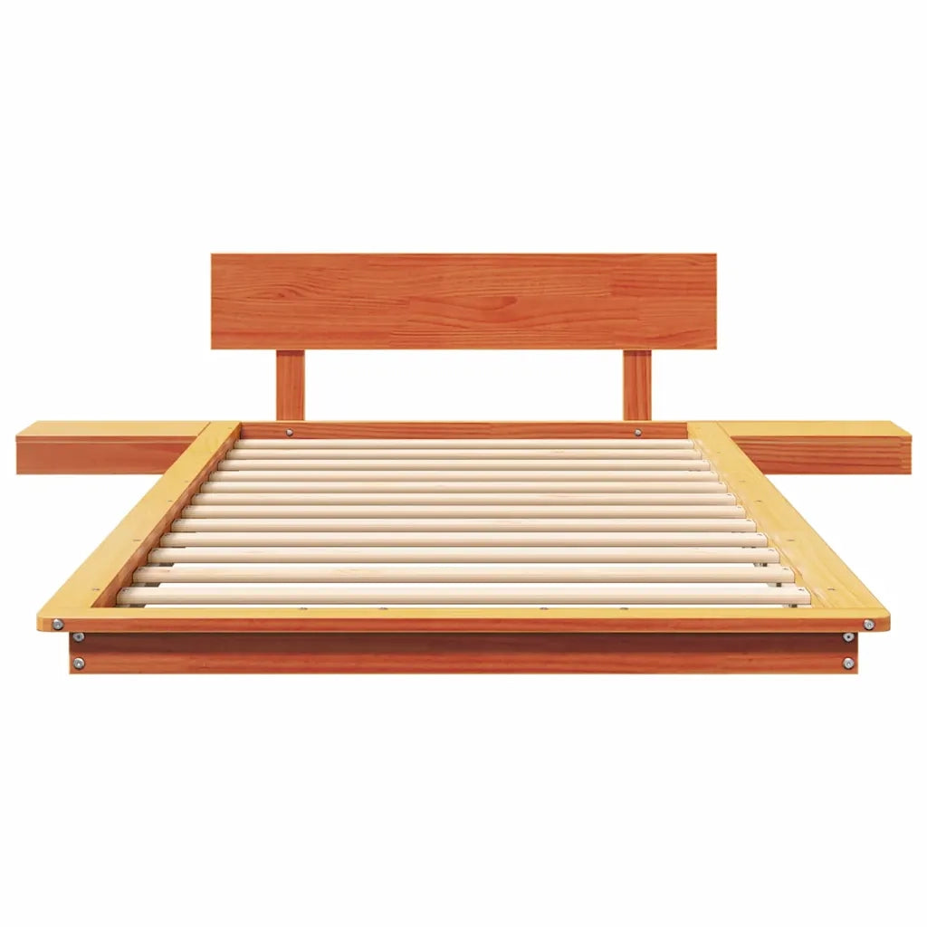 Struttura del letto Marrone 90 x 200 cm legno