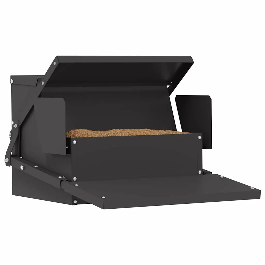 Mangiatore a Pedale per Pollo Nero 50 x 40 x 29 cm CFW8504611