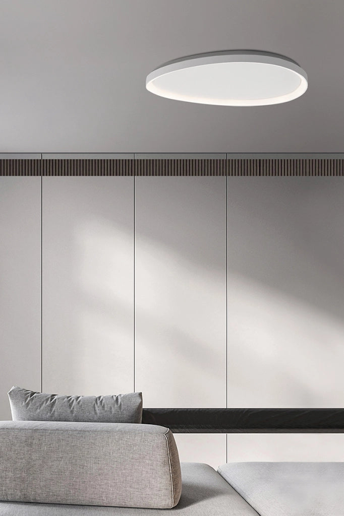 Lotus Sospensione a LED 60W 3000K Nero - Lampada da soffitto asimmetrica moderna IP20 CRI80 dimmerabile - Rossini Group