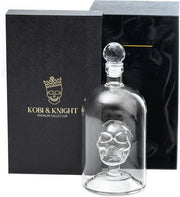 Dispensatore di Caraffa in Vetro per Liquori - Flesa di 750ml con Chiusura Aria-Tight per Whisky, Vodka, Gin e Rum